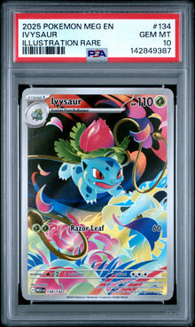 Pokémon TCG: Ivysaur #134 PSA 10 MEG