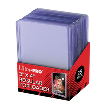 Ultra Pro: Clear Regular Toploader (25 stk.)