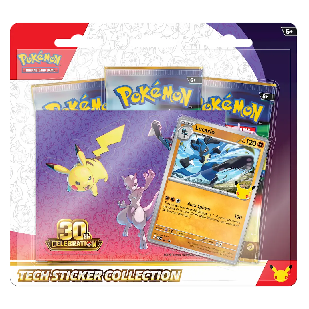 Pokémon TCG: 30th Celebration Tech Sticker Collection