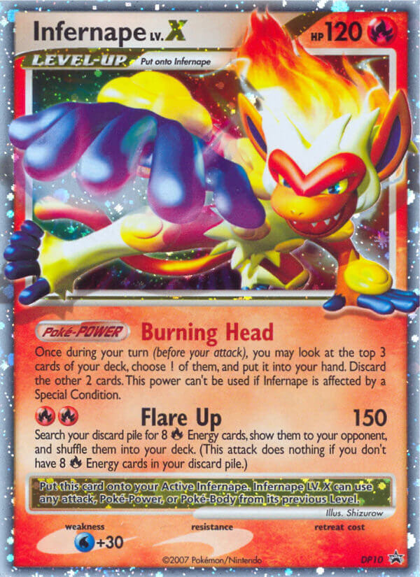 Infernape LV.X - DP Black Star Promos - DP10 - Holofoil