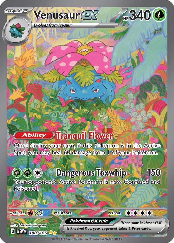 Venusaur ex - 151 - 198/165 - Holofoil