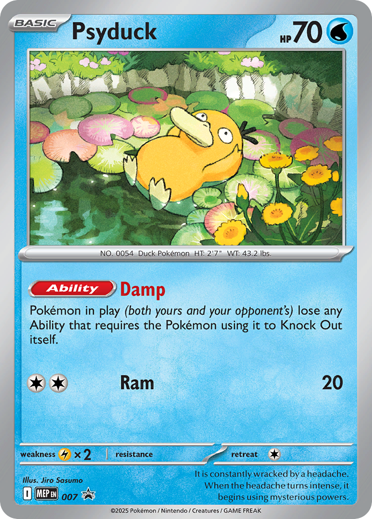 Psyduck - Mega Evolution Black Star Promos - 007 - Holofoil