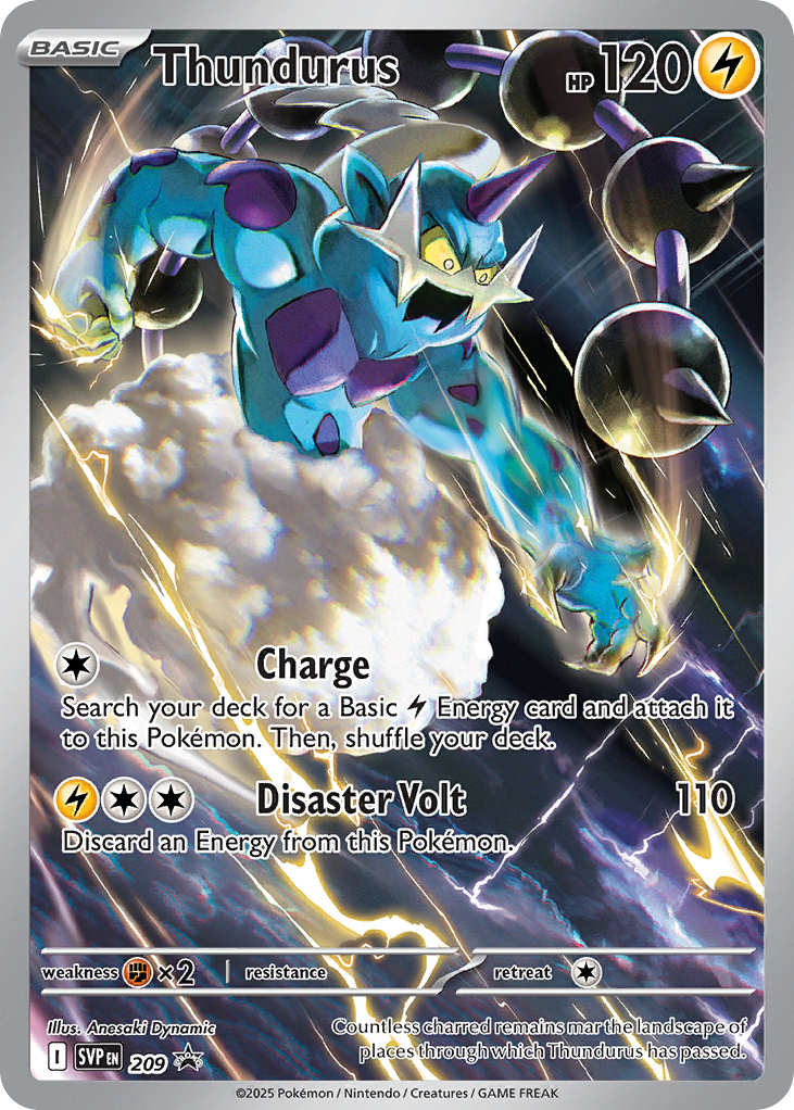 Thundurus - Scarlet & Violet Black Star Promos - 209 - Holofoil