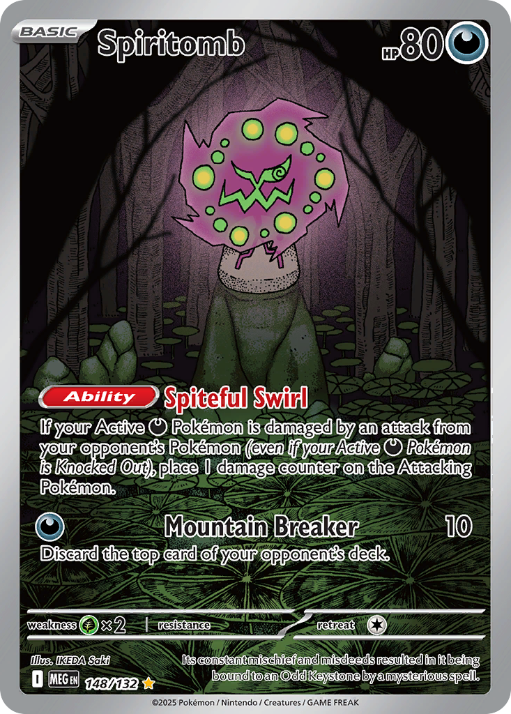 Spiritomb - Mega Evolution - 148/132 - Holofoil