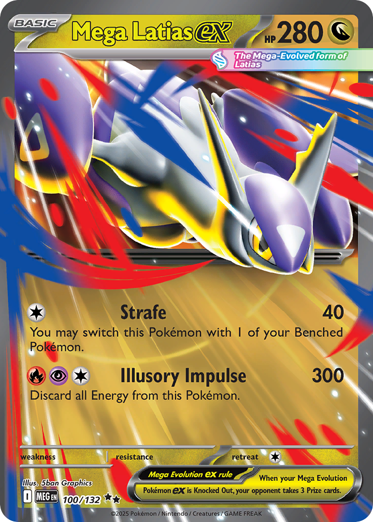 Mega Latias ex - Mega Evolution - 100/132 - Holofoil