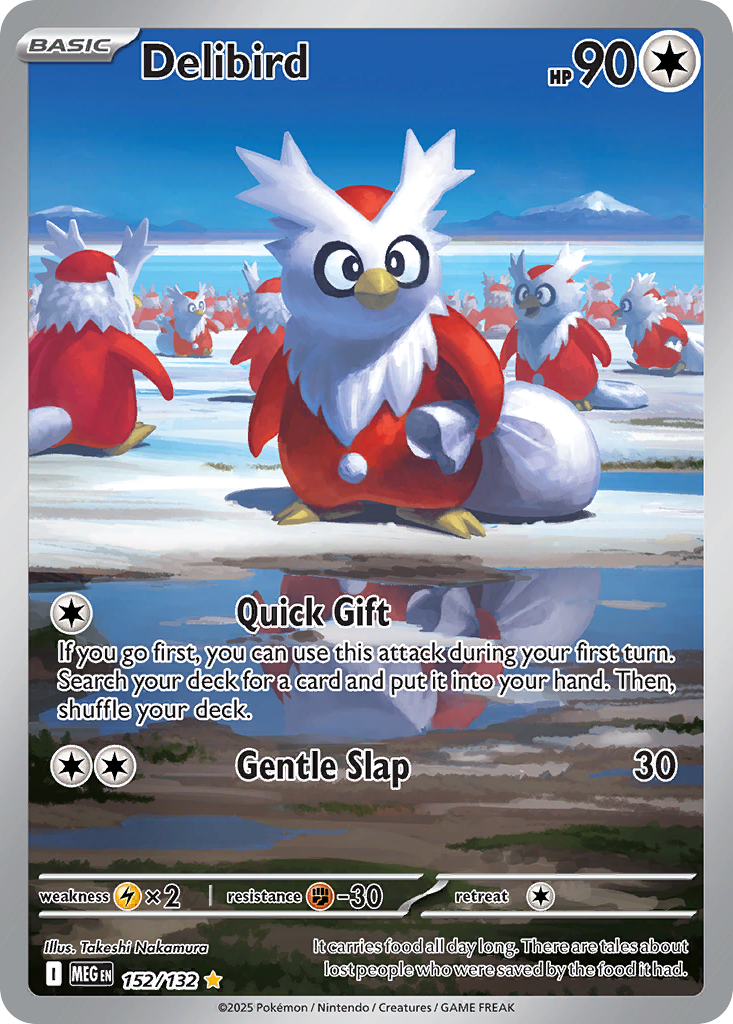 Delibird - Mega Evolution - 152/132 - Holofoil