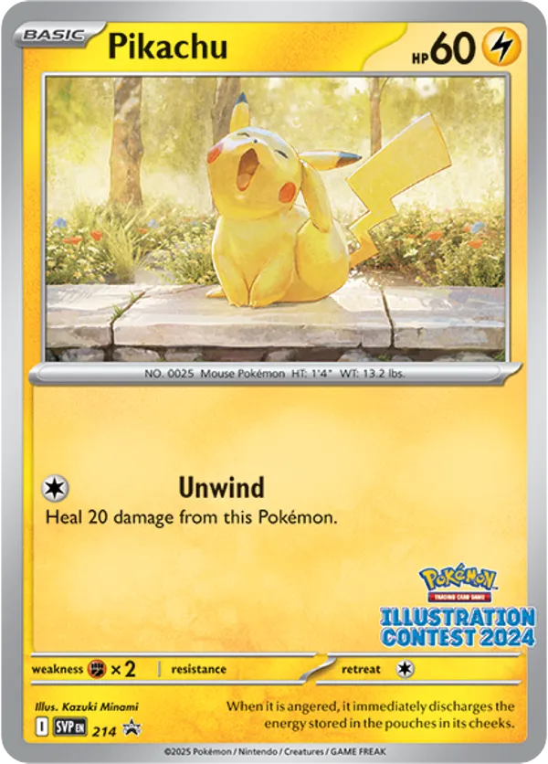 Pikachu - Scarlet & Violet Black Star Promos - 214
