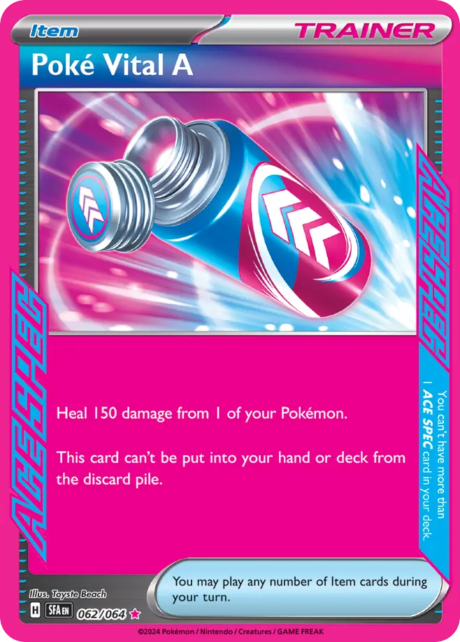 Poké Vital A - Shrouded Fable - 062/064 - Holofoil