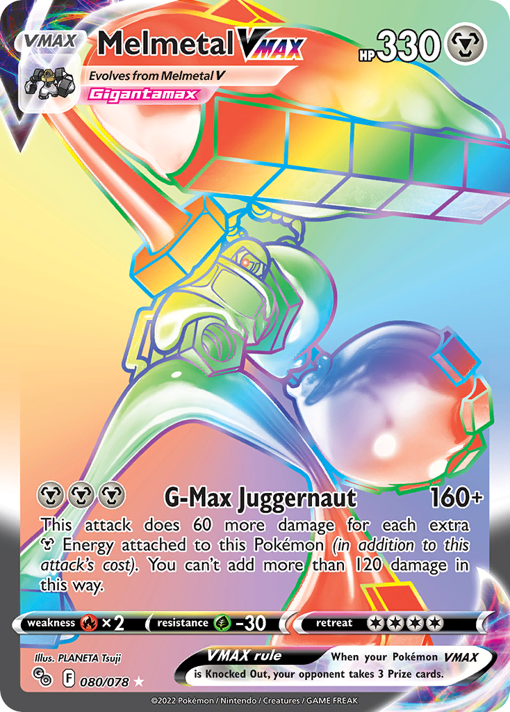 Melmetal VMAX - Pokémon GO - 080/078 - Holofoil