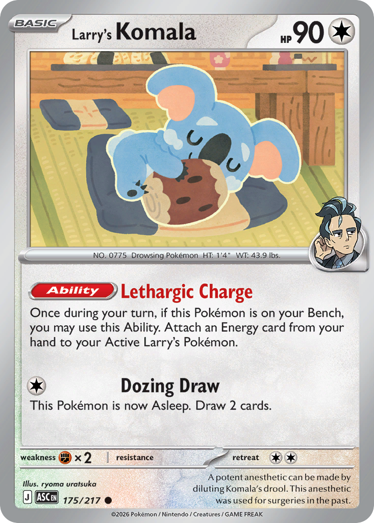 Larry's Komala - Ascended Heroes - 175/217 - Cosmos Holofoil