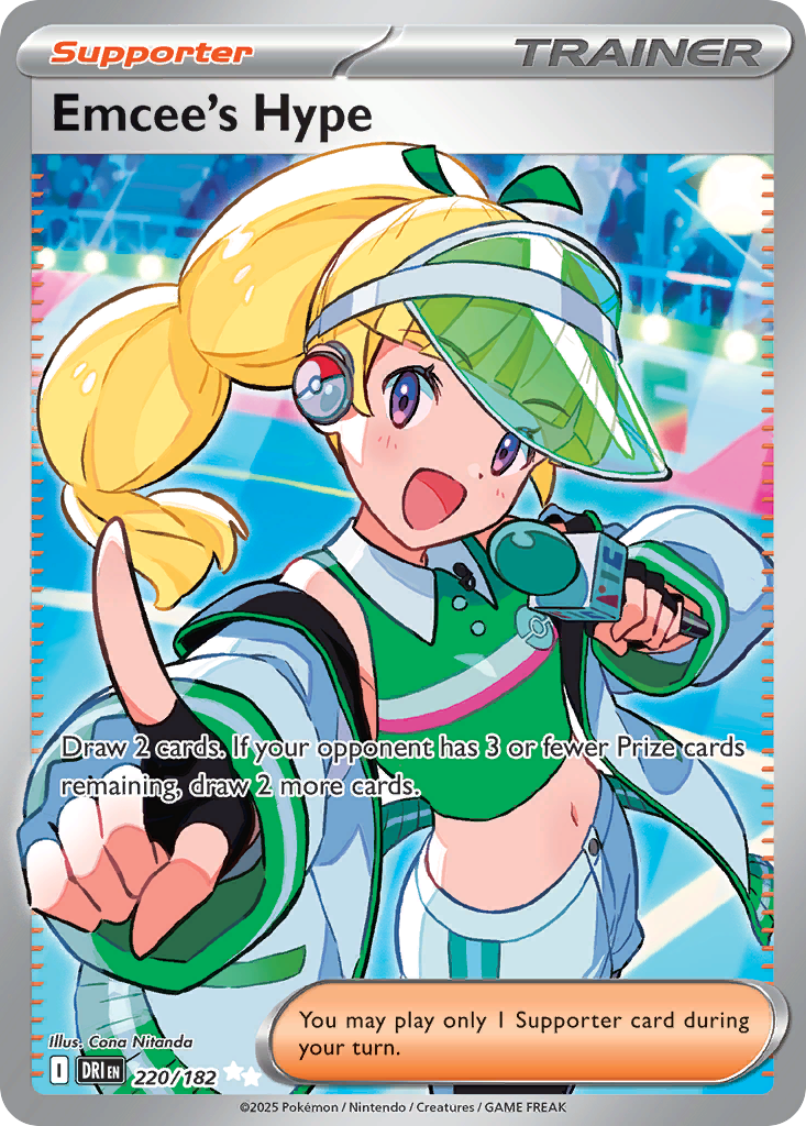 Emcee's Hype - Destined Rivals - 220/182 - Holofoil