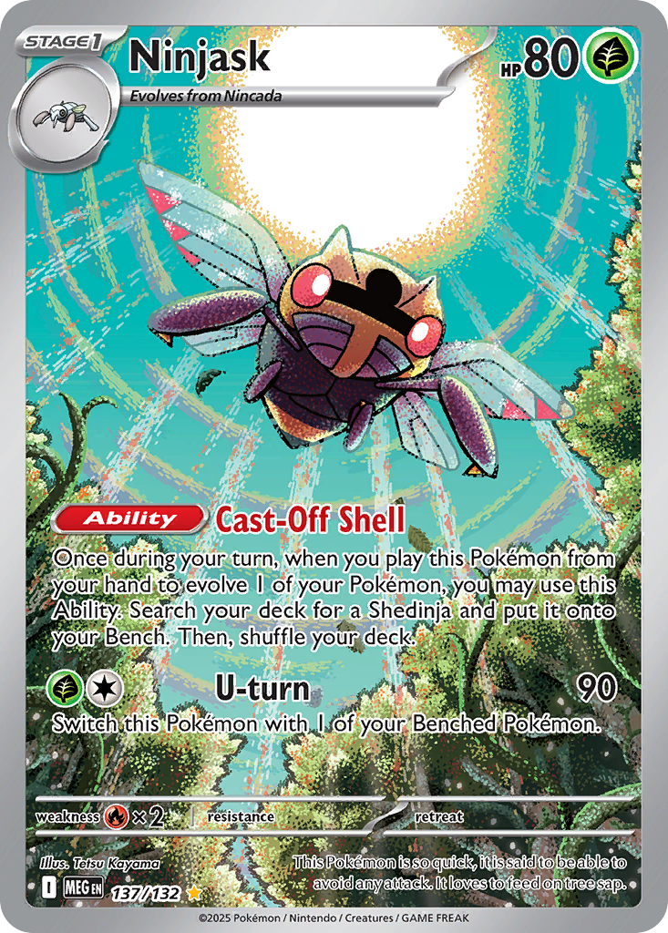 Ninjask - Mega Evolution - 137/132 - Holofoil