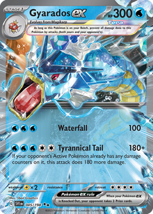 Gyarados ex - Scarlet & Violet - 045/198 - Holofoil