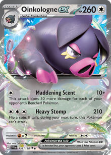 Oinkologne ex - Scarlet & Violet - 158/198 - Holofoil