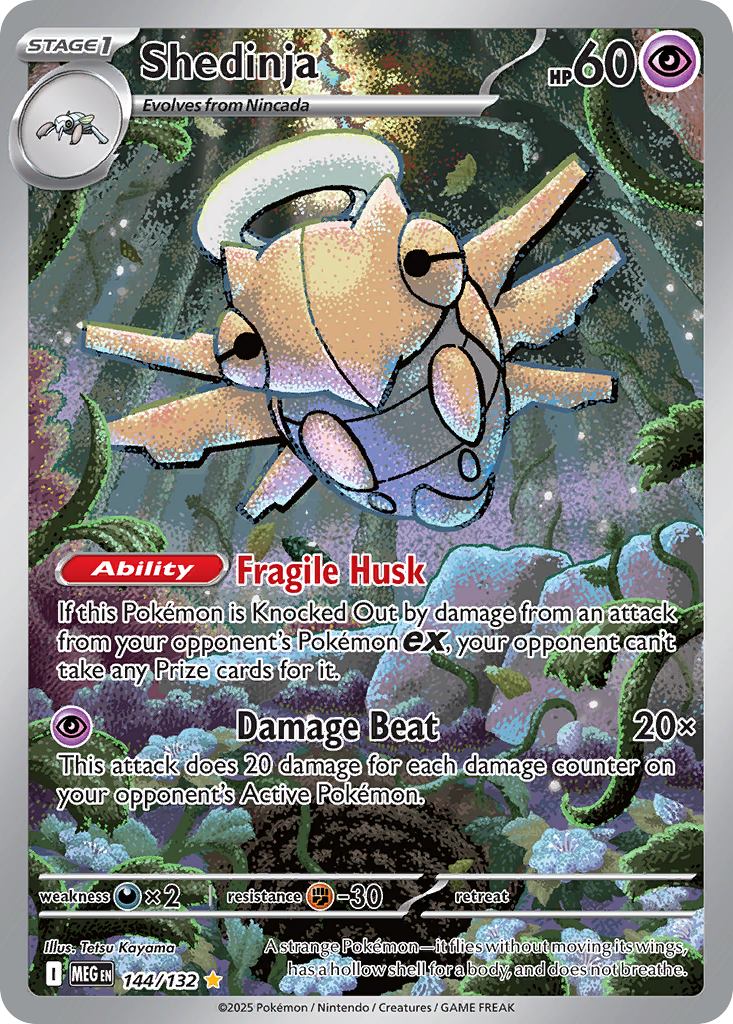Shedinja - Mega Evolution - 144/132 - Holofoil