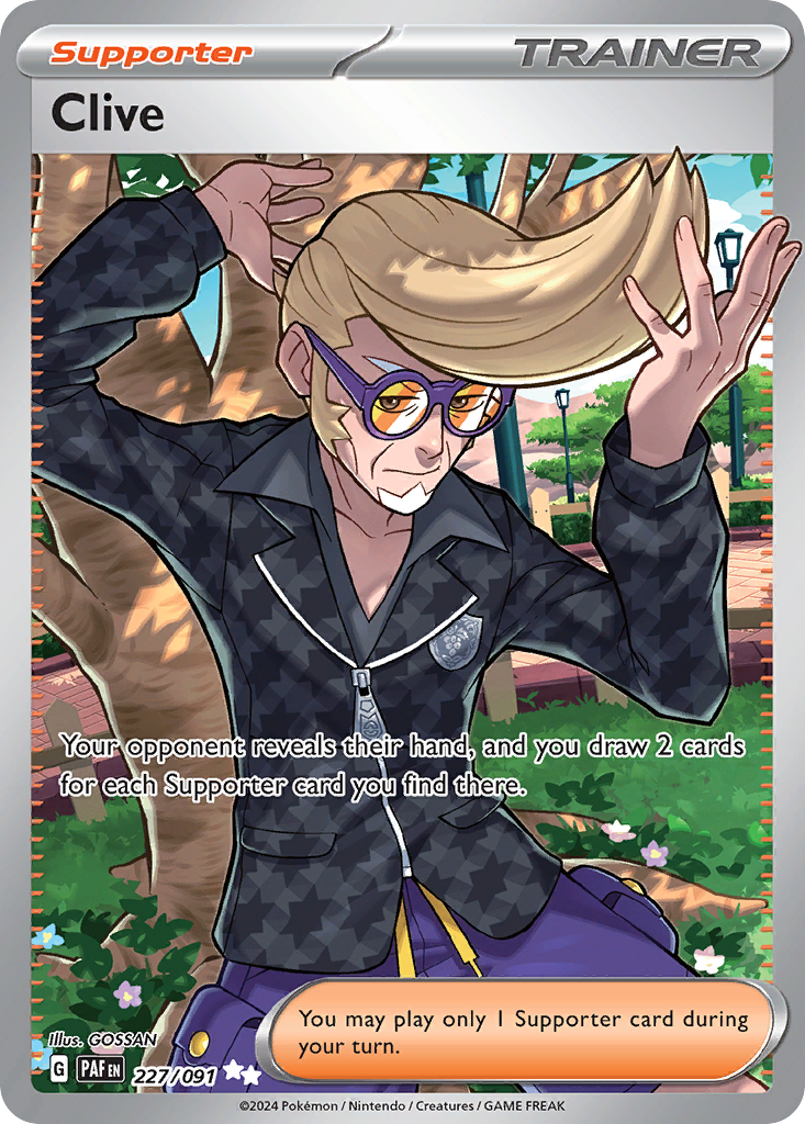 Clive - Paldean Fates - 227/091 - Holofoil