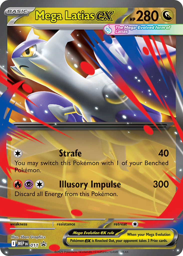 Mega Latias ex - Mega Evolution Black Star Promos - 011 - Holofoil