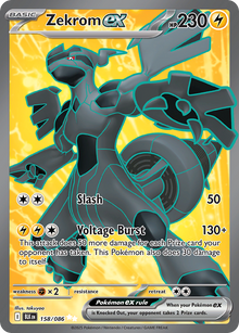 Zekrom ex - Black Bolt - 158/086 - Holofoil