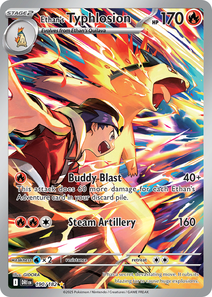 Ethan's Typhlosion - Destined Rivals - 190/182 - Holofoil