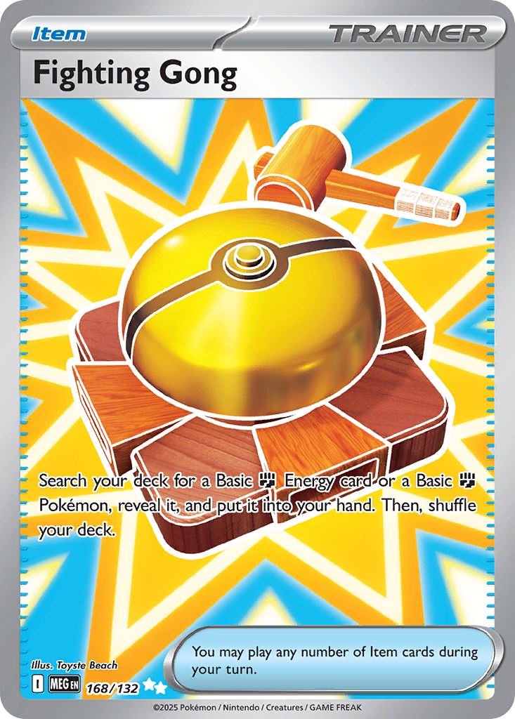 Fighting Gong - Mega Evolution - 168/132 - Holofoil