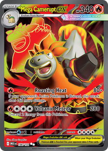 Mega Camerupt ex - Mega Evolution - 156/132 - Holofoil