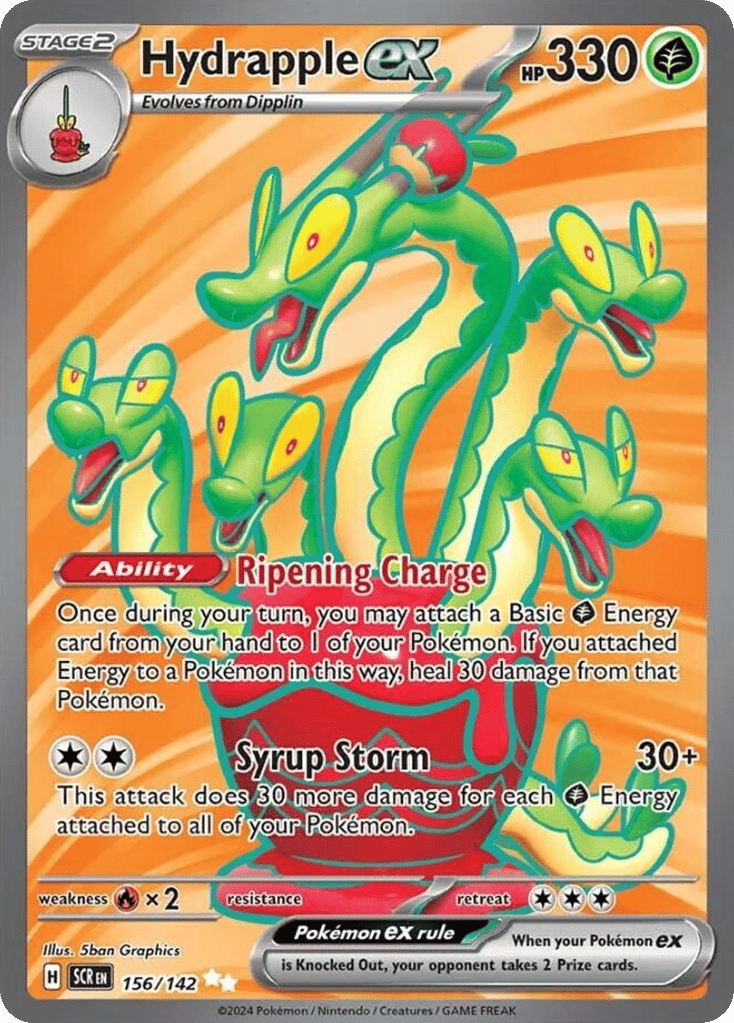 Hydrapple ex - Stellar Crown - 156/142 - Holofoil