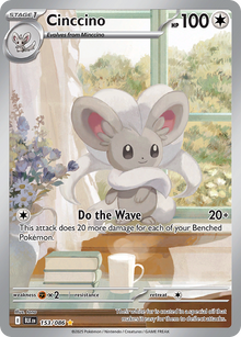 Cinccino - Black Bolt - 153/086 - Holofoil