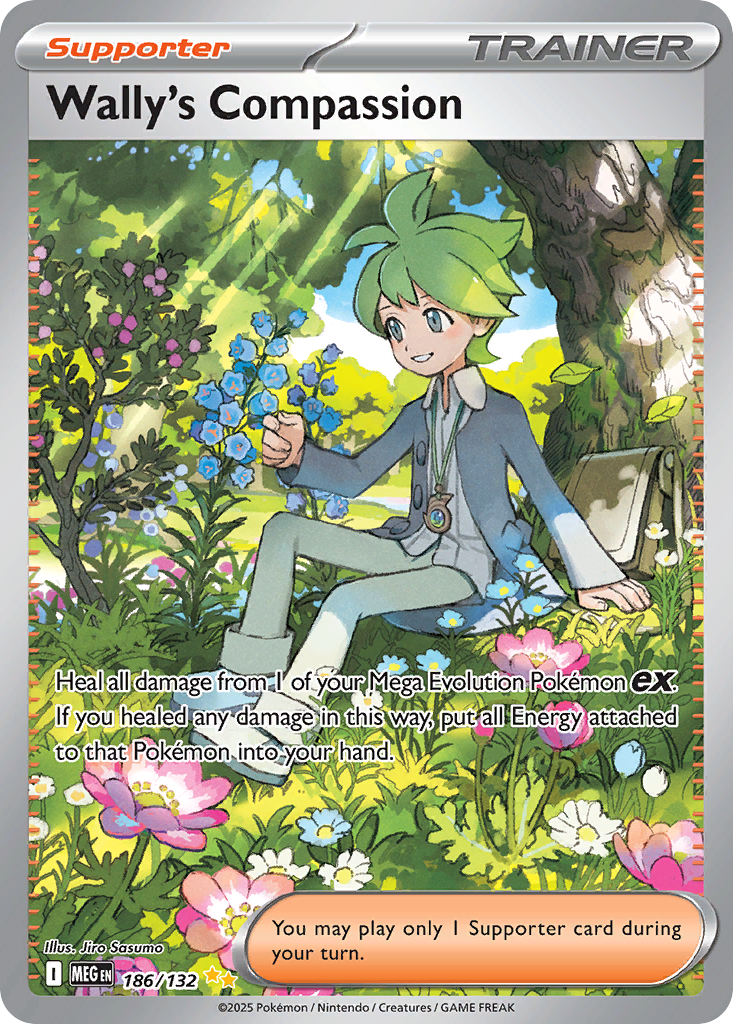 Wally's Compassion - Mega Evolution - 186/132 - Holofoil