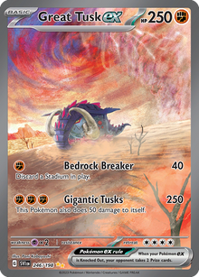 Great Tusk ex - Scarlet & Violet - 246/198 - Holofoil