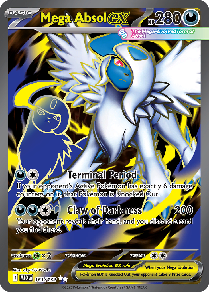 Mega Absol ex - Mega Evolution - 161/132 - Holofoil