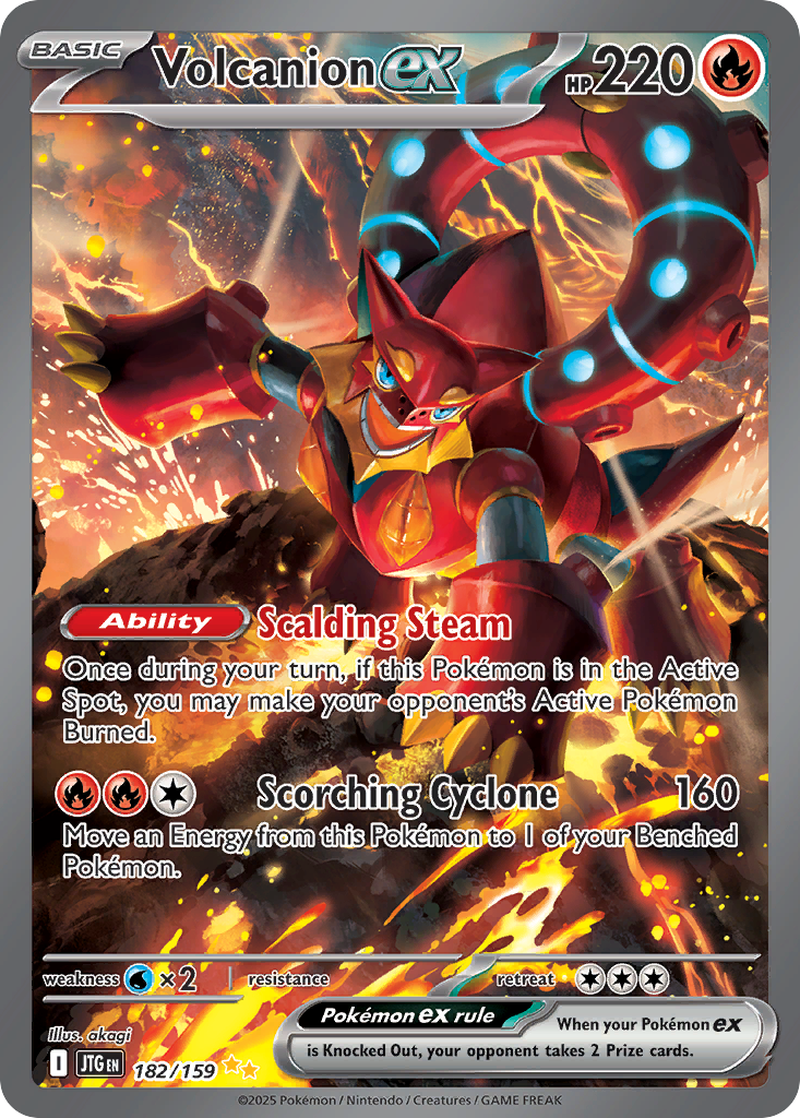 Volcanion ex - Journey Together - 182/159 - Holofoil