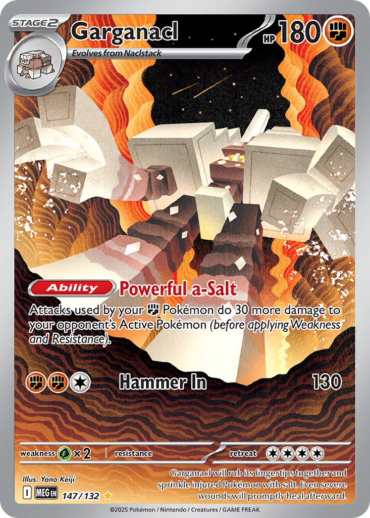 Garganacl - Mega Evolution - 147/132 - Holofoil