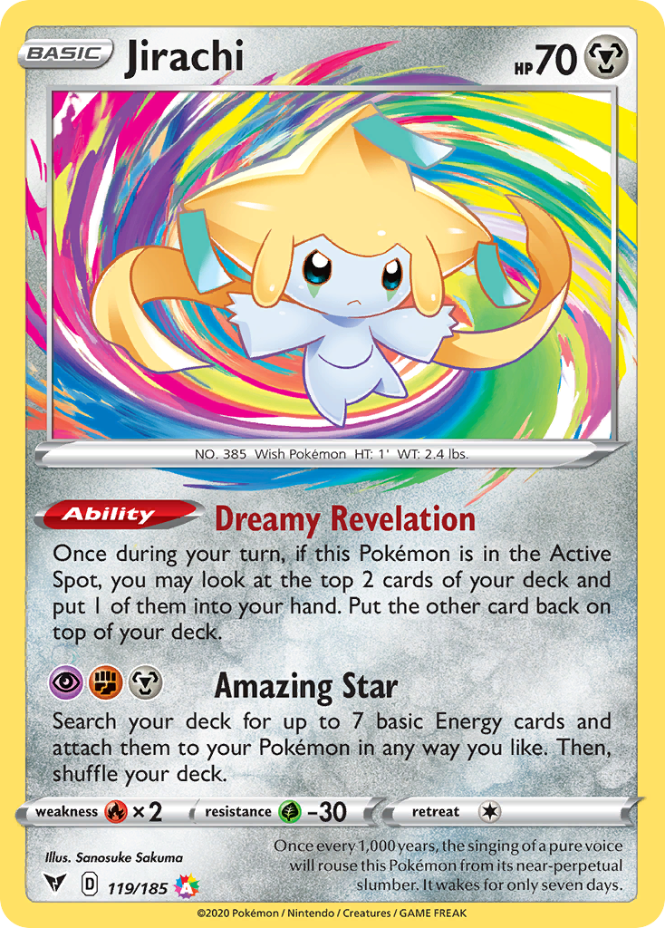 Jirachi - Vivid Voltage - 119/185 - Holofoil