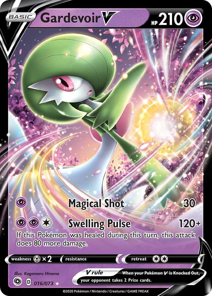Gardevoir V - Champion's Path - 016/073 - Holofoil