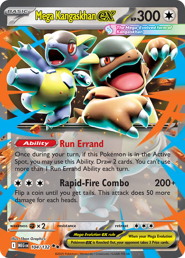 Mega Kangaskhan ex - Mega Evolution - 104/132 - Holofoil