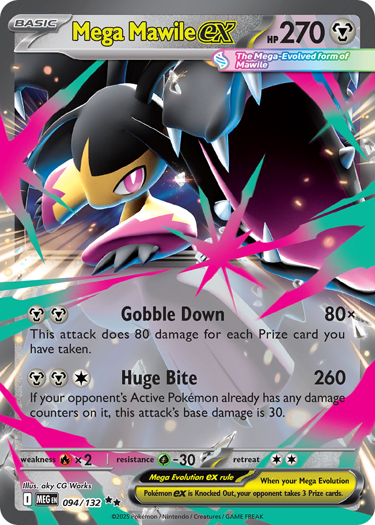 Mega Mawile ex - Mega Evolution - 094/132 - Holofoil