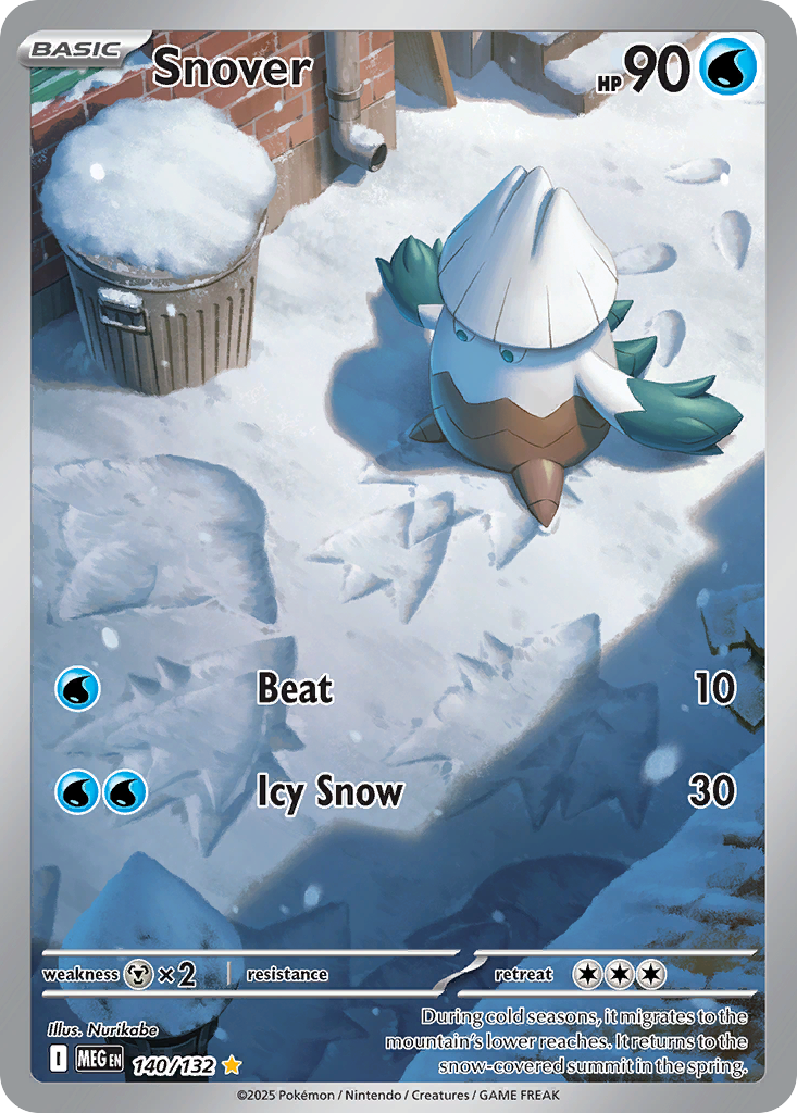 Snover - Mega Evolution - 140/132 - Holofoil