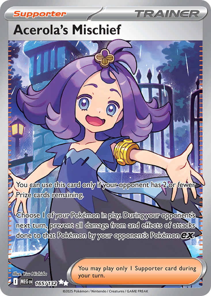 Acerola's Mischief - Mega Evolution - 165/132 - Holofoil