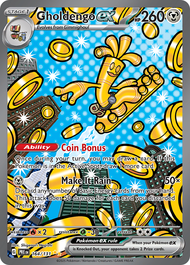 Gholdengo ex - Prismatic Evolutions - 164/131 - Holofoil