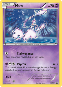 Mew - XY Black Star Promos - XY192 - Holofoil