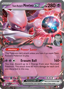 Team Rocket's Mewtwo ex - Destined Rivals - 081/182 - Holofoil