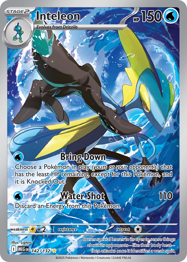 Inteleon - Mega Evolution - 142/132 - Holofoil
