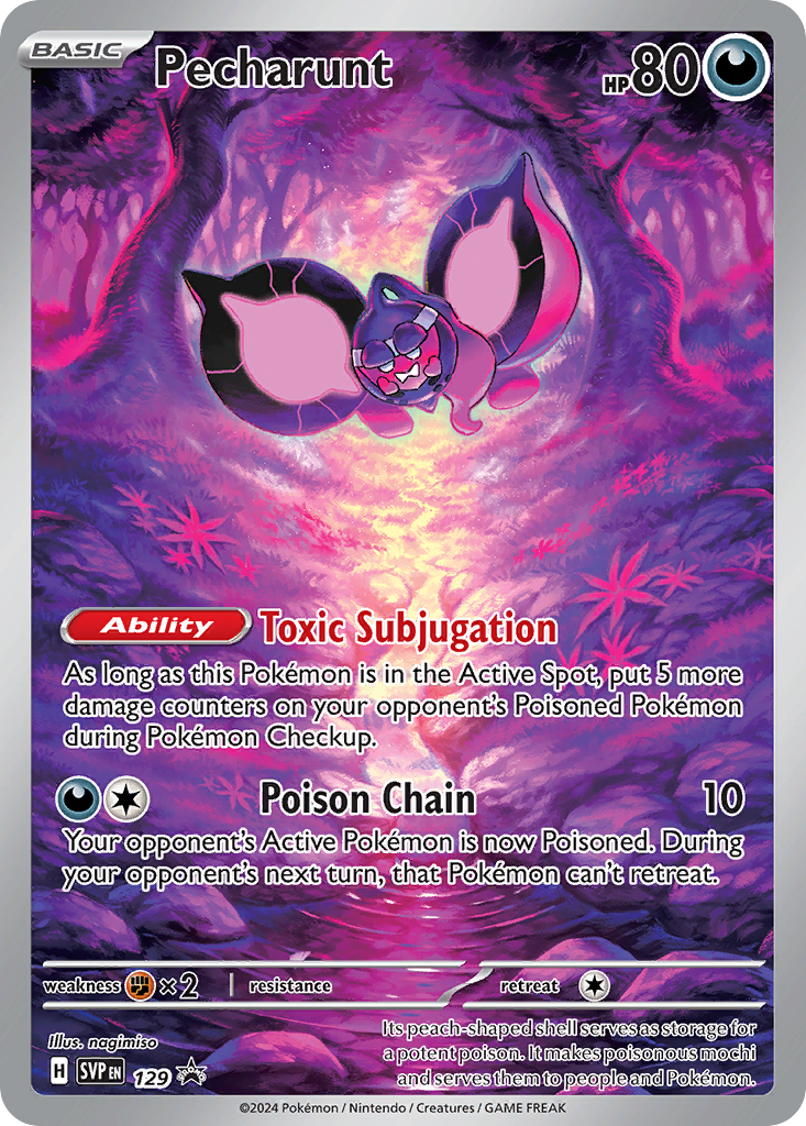 Pecharunt - Scarlet & Violet Black Star Promos - 129 - Holofoil