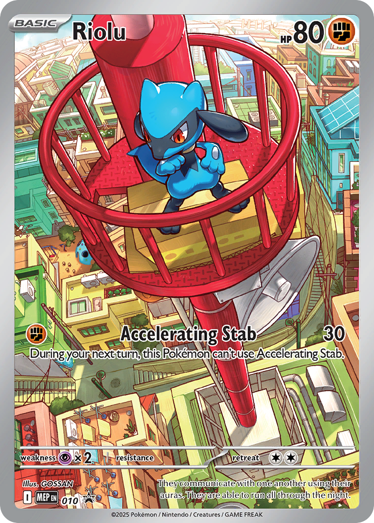 Riolu - Mega Evolution Black Star Promos - 010 - Holofoil