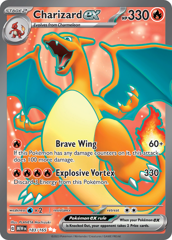 Charizard ex - 151 - 183/165 - Holofoil
