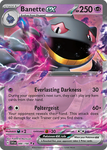 Banette ex - Scarlet & Violet - 088/198 - Holofoil