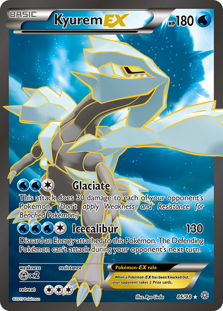 Kyurem-EX - Ancient Origins - 86/98 - Holofoil