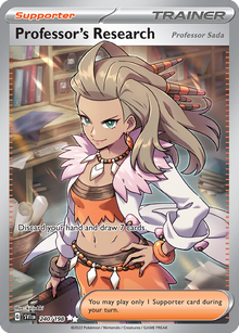 Professor's Research (Professor Sada) - Scarlet & Violet - 240/198 - Holofoil