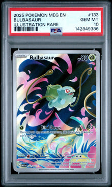 Pokémon TCG: Bulbasaur #133 PSA 10 MEG